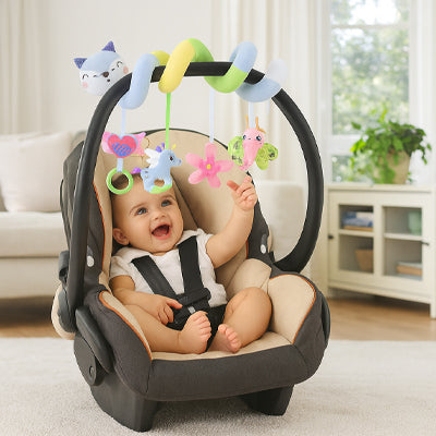 bébé cosy joue spirale d'activité bébé bleu