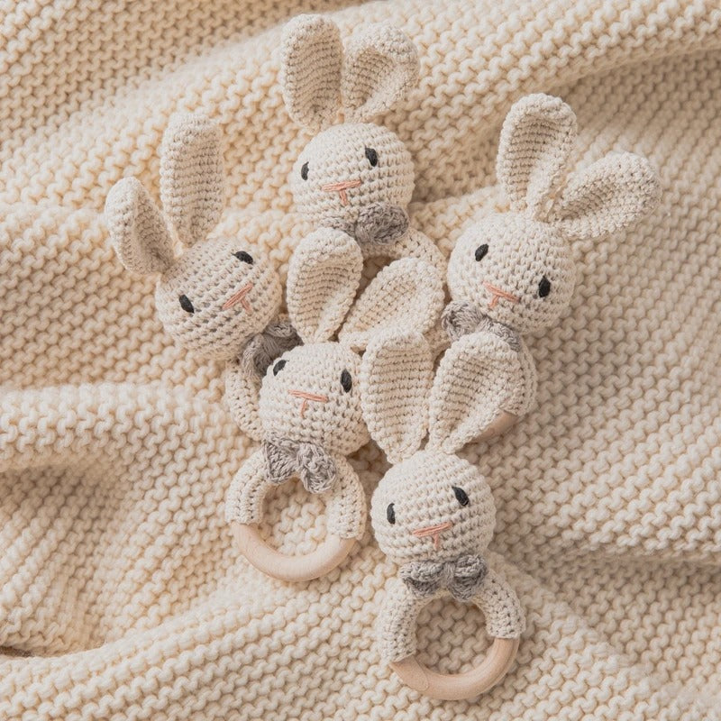 hochet pour bebe éveil lapin crochet