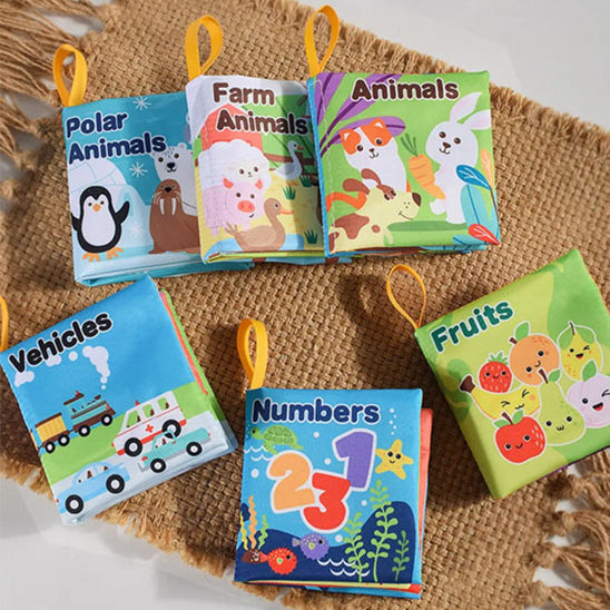 livre bebe en tissus nombres avec autres modĂšles