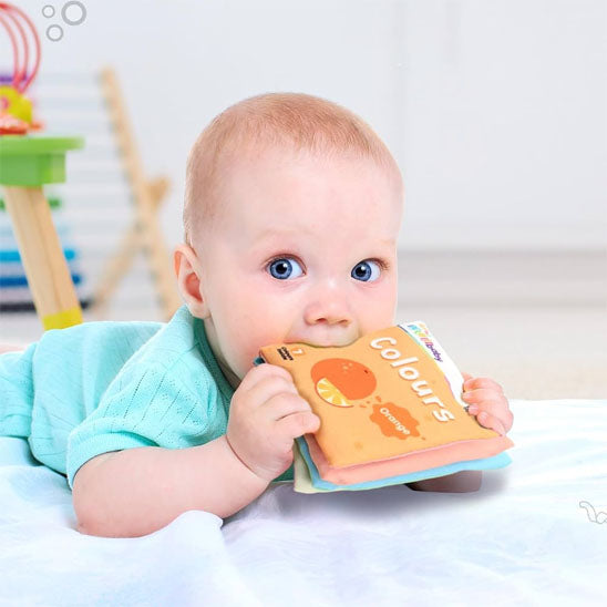 nourrisson mordille livre pour bebe en tissu