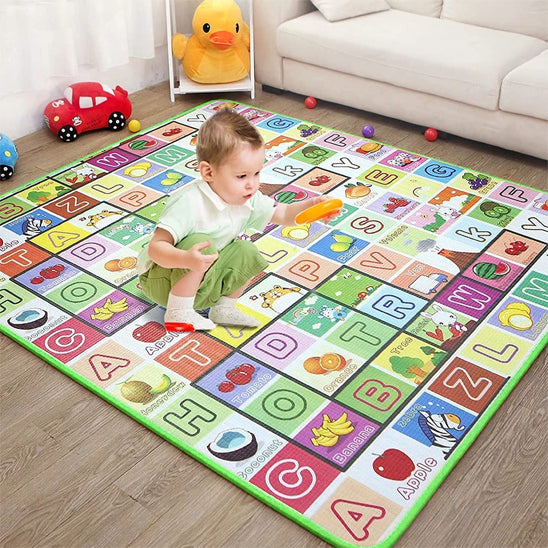 tapis bebe mousse alphabet double face