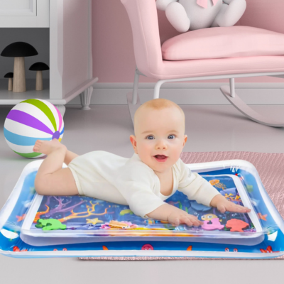 tapis d'eau bebe dauphin coussin océan