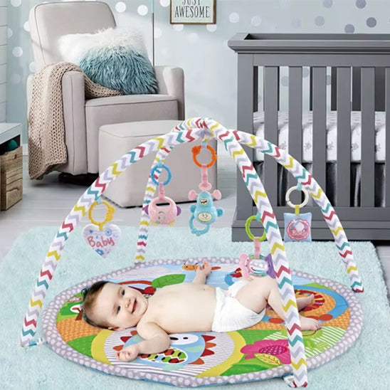 tapis d'éveil bébé hérisson arche animaux