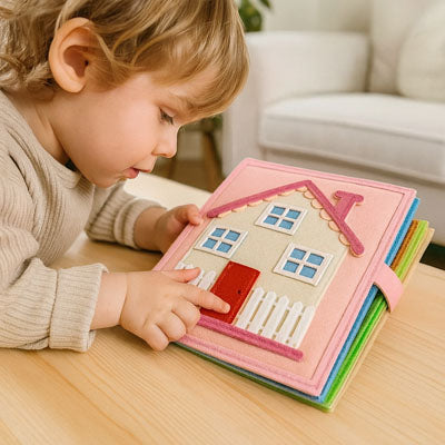 tout petit manipule livre enfant 2 ans feutré