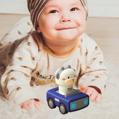 voiture jouet chèvre animaux de course