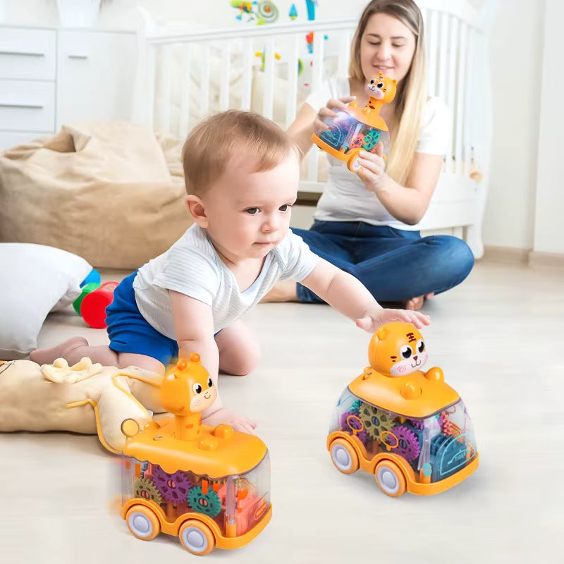 voiture pour bebe motricité animaux lumineux