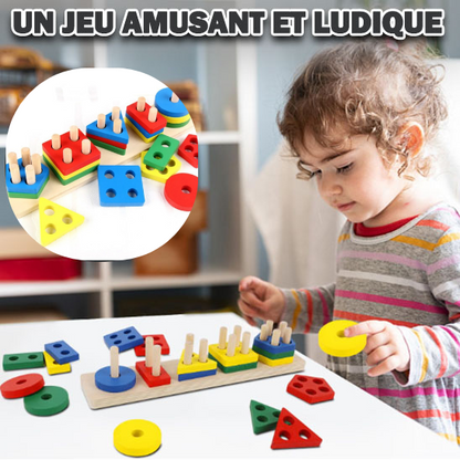 jouet en bois | empilable géométrique™