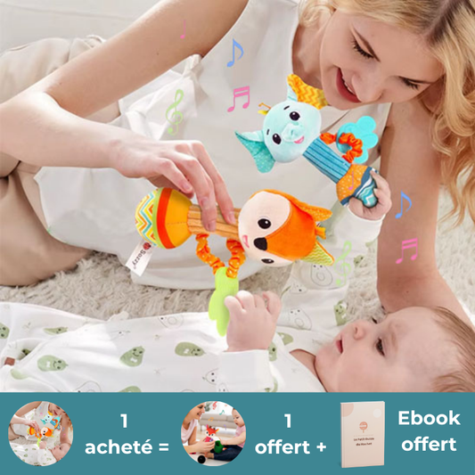 bébé joue maman hochet pour bebe éléphant poignée