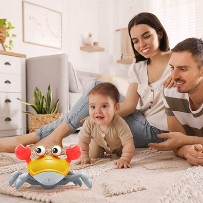 jouet bébé 6 mois lumineux crabe rampant