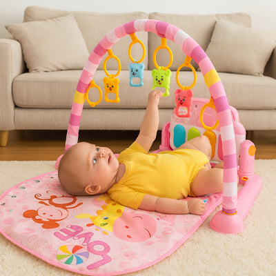 nourrisson attrape jouets suspendus tapis eveil bebe