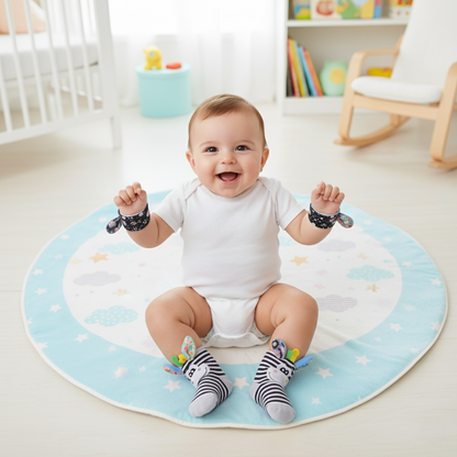 Hochet bébé | Bracelets et chaussettes