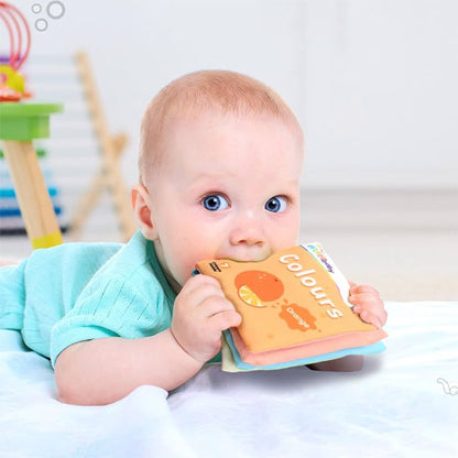 nourrisson mordille livre pour bebe en tissu
