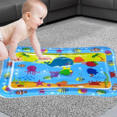 tapis d'eau bébé gonflable baleine à eau
