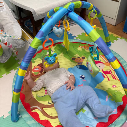 tapis d'éveil bébé éléphant arche animaux