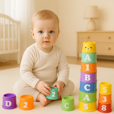 tout-petit joue jouet eveil bebe tasses empilables